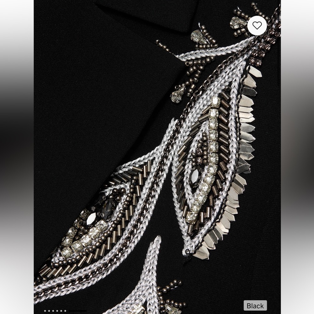 Cinq a Sept Karlie Beaded Paisley Blazer - Picture 5 of 8